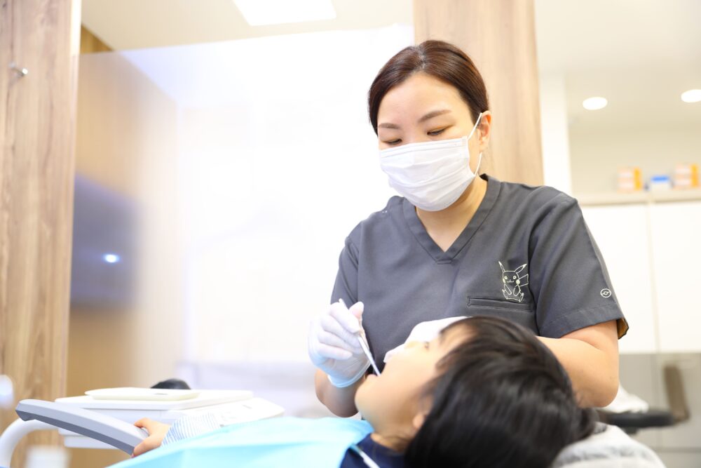 女性歯科医師の在籍でお子様も安心